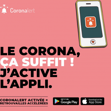 Coronalert - activez l'appli !